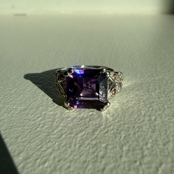 3/$100 Violet Amethyst Size 5.5 Ring - Picture 3 of 10
